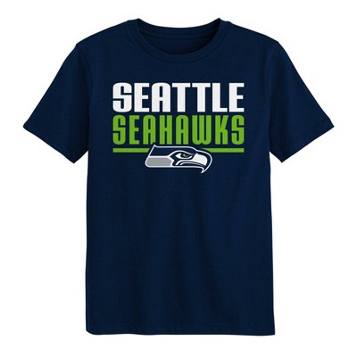 NFL Seattle Seahawks Boys' Short Sleeve Cotton T-Shirt