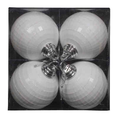 Vickerman Shiny and Matte Mirror Ball Christmas Ornament