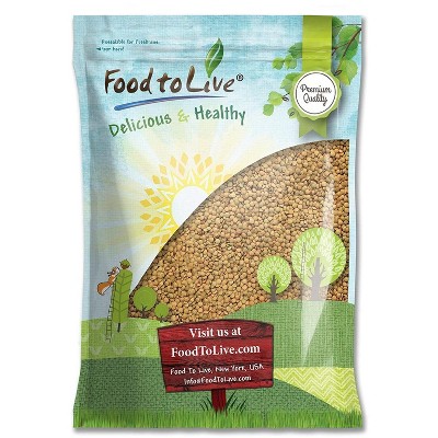 Green Lentil Whole — Non-GMO Verified, Kosher, Bulk - by Food to Live