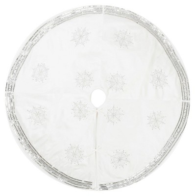 Vickerman Banded Snowflake Collection Christmas Textile Collection