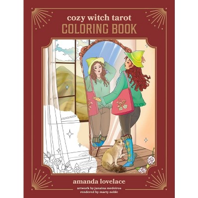 Cozy Witch Tarot Coloring Book - by  Amanda Lovelace (Paperback)