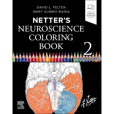 Netter's Neuroscience Coloring Book - 2nd Edition by  David L Felten & Mary Summo Maida (Paperback)
