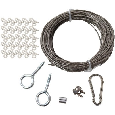 Simple Living Solutions 40ft Cable Wire Kit for Outdoor Christmas Lights