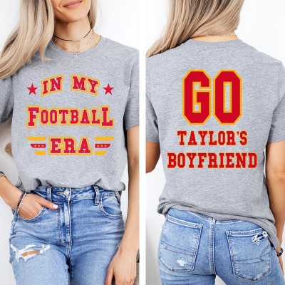 Simply Sage Market Women's Taylor's Boyfriend Era Front and Back Short Sleeve Graphic Tee