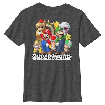 Boy's Nintendo Super Mario Bros. Group Portrait T-Shirt