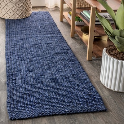 Pata Hand Woven Chunky Jute Indoor Area Rug - JONATHAN Y