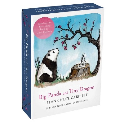 Big Panda and Tiny Dragon Boxed Card Set (Set of 20) - by  James Norbury (Hardcover)