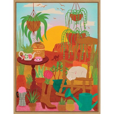 Amanti Art Respite by Carrie Cantwell Framed Canvas Wall Art
