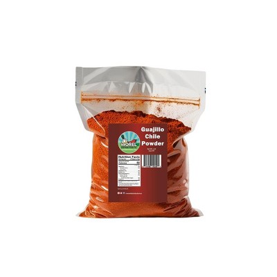 Morel Distribution Co | Dried Chile Guajillo Powder. Ground Guajillo. 1 lb