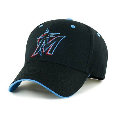 MLB Miami Marlins Youth Money Maker Hat: Cotton Twill, Adjustable Snapback, Team Logo