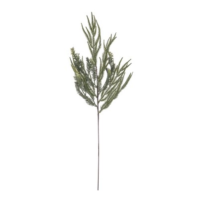 Transpac Norfolk Pine Real Feel Artificial Branches for Christmas Crafting Indoor Decoration and Holiday Arrangements