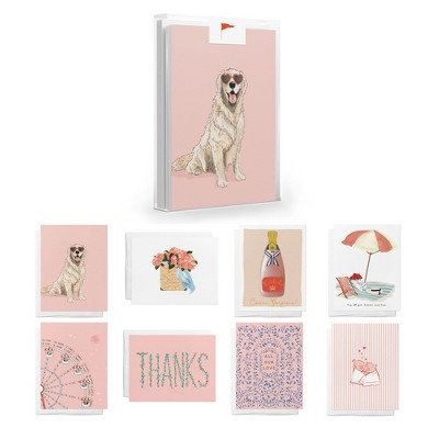 Everyday in Pink Greeting Card Pack Assorted Set (8 ct.) by Ramus & Co