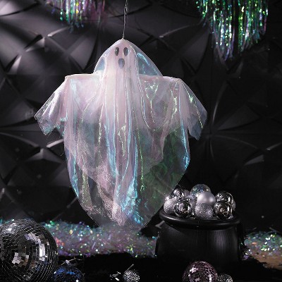ATC White Ghost Halloween Hanging Decoration - White