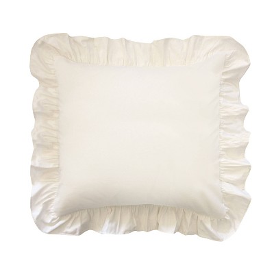 Euro Ruffled Pillow Sham - Fresh Ideas