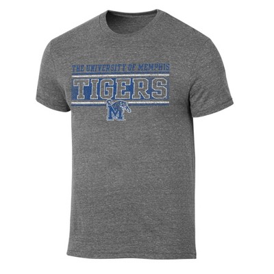 NCAA Memphis Tigers Men's Gray Tri-Blend T-Shirt