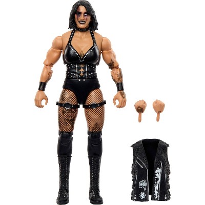 WWE Elite Rhea Ripley Action Figure, Series #117 6" Collectible with Accessories