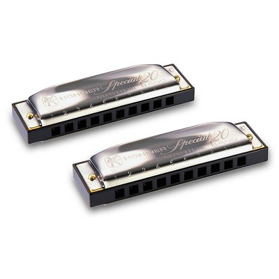 Hohner Progressive Series 560 Special 20 Harmonica 2-Pack B