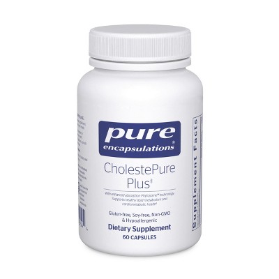 Pure Encapsulations CholestePure Plus 120's - Supports Lipid Metabolism & Heart Health* - Berberine - Bergamot - Gluten Free & Non-GMO - 60 Capsules