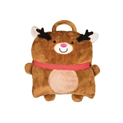 C&F Home Christmas Reindeer Pillow, 40" x 47" Throw Blanket