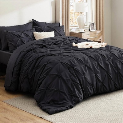 Bedsure Comforter Set – Solid Diamond Pintuck Design Bedding, Elegant and Soft Bed in a Bag for All Seasons