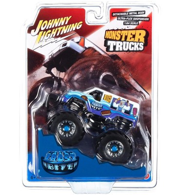 "Frost Bite" Monster Truck "I Scream, You Scream" with Black Wheels 1/64 Diecast Model by Johnny Lightning