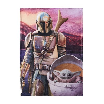 46"x60" Star Wars Mandalorian Kids' Throw Blanket