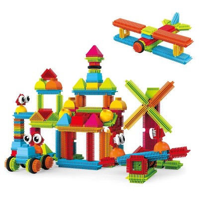 PICASSO-TILES Building Blocks Set for Kids, 120PCS Hedgehog Construction STEM Educational Toy