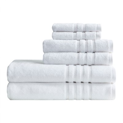 Gracie Mills Elowen 6-Piece Eco-Revive Antimicrobial Bath Towel Set