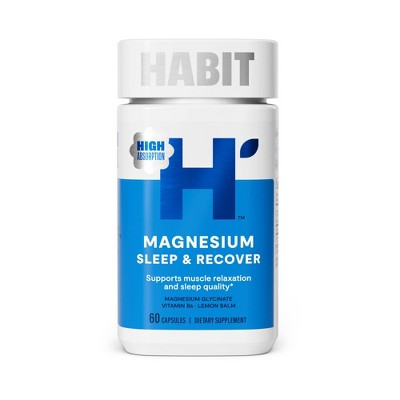 HABIT Magnesium Dietary Supplements Capsules - 60ct