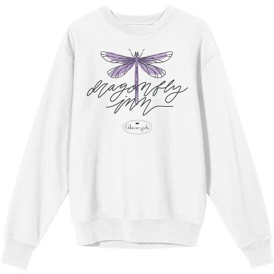 Gilmore Girls Dragonfly Inn Men's White Sweatshirt