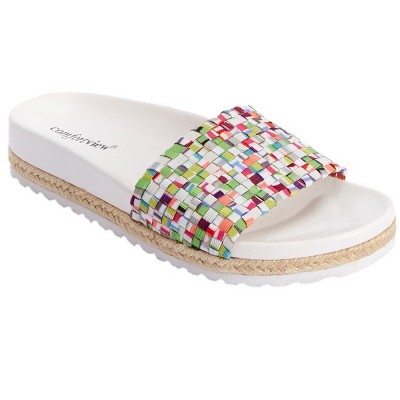 Comfortview The Evie Footbed Sandal (Wide Widths Available)