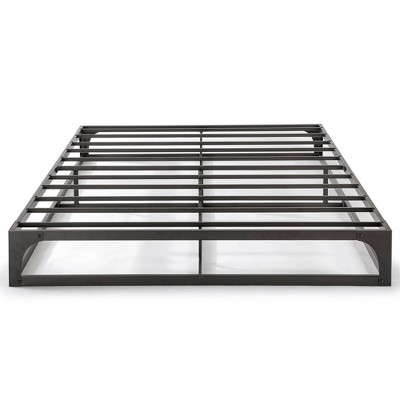 Best Price Mattress 9" Metal Hinged Corner Platform Bed Frame Black