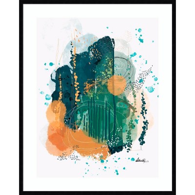 Amanti Art Wind In The Woods by Ishita Banerjee Wood Framed Wall Art Print