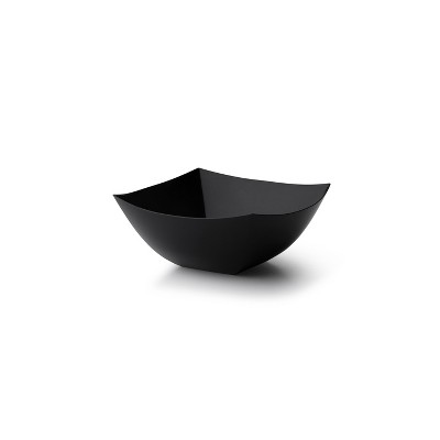 Posh Setting Square Black Serving Bowl - 8 oz. - 4 Pack