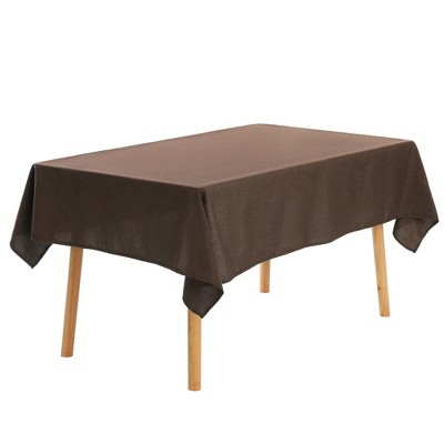 Unique Bargains Rectangle Cotton Linen Waterproof Spillproof Wrinkle Free Table Cover 1 Pc