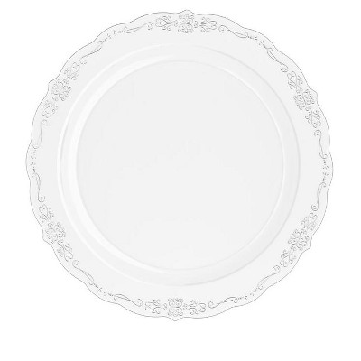 Exquisite Victorian Design Plates Holiday Plate Wedding Plate- 60 Count