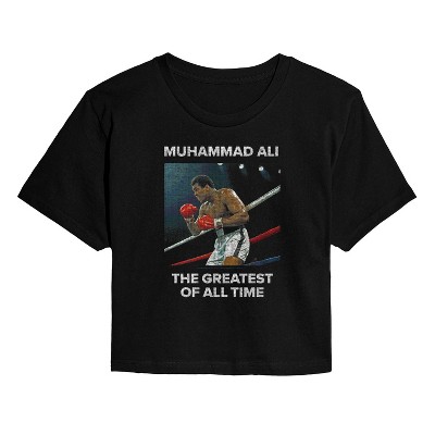 Women's - Muhammad Ali - The Greatest Of All Time Cropped Graphic T-Shirt