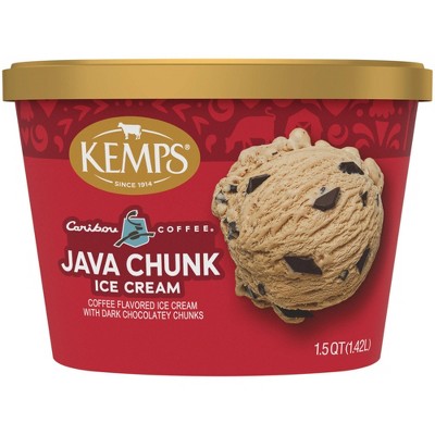 Kemps Caribou Coffee Java Chunk Premium Ice Cream - 48oz