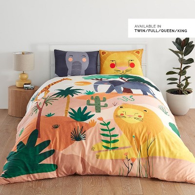 In The Savanna Duvet & Pillowcase Set by Rookie Humans
