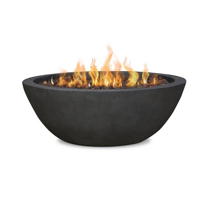 Riverside Fire Bowl Shale - Real Flame: Outdoor Entertainment, Propane Gas, Lava Rock, Weather-Resistant