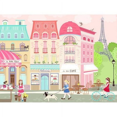 Oopsy Daisy's Parisian Afternoon Canvas Wall Art - Size 24x18