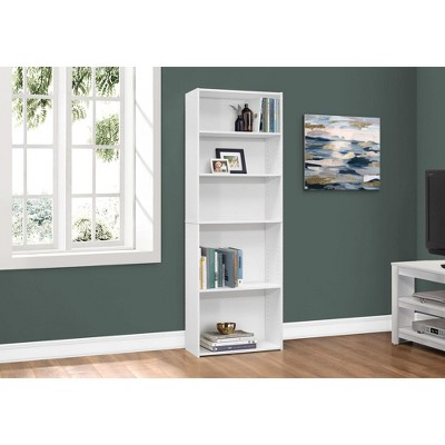 NicBex Transitional Bookcase 3/4/5 Tier Low-Profile Design Grey Eco-Friendly Laminate Bedroom Office Floating Shelf Effect