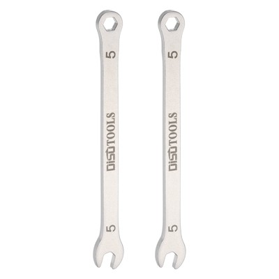 Unique Bargains 3Cr13 Stainless Steel Metric Thin Combination Wrenches 2 Pcs
