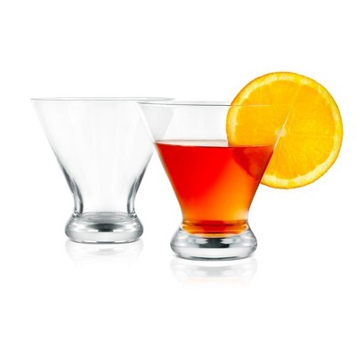 NutriChef 8.4oz. Stemless Martini Glass Set