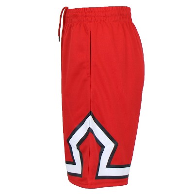 Jump Start Men's Premium Active Moisture Wicking Workout  Mesh Shorts With Trim