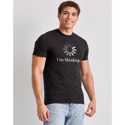 Hanes Men's I'm Thinking Graphic Tee