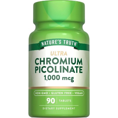 Nature's Truth Ultra Chromium Picolinate 1000mcg | 90 Tablets