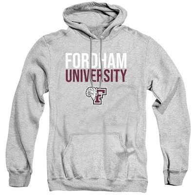 Fordham University Official Stacked Adult Pull-Over Hoodie