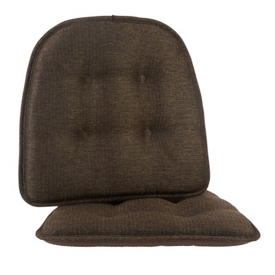 Gripper Non-Slip 15" x 16" Omega Tufted Chair Cushions Set of 2