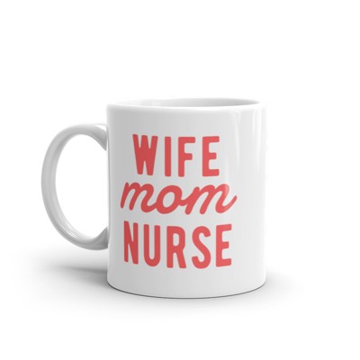 Crazy Dog Wife Mom Nurse Mug Cute Mother Spouse Nursing Graphic Novelty Coffee Cup-11oz